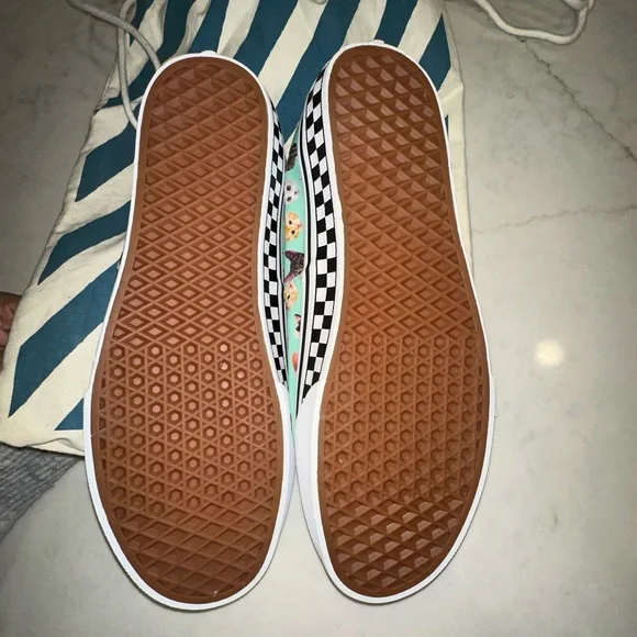 Custom Van’sOne of a KindMen’s Size 14 Cat Print Sneakers (NWT)